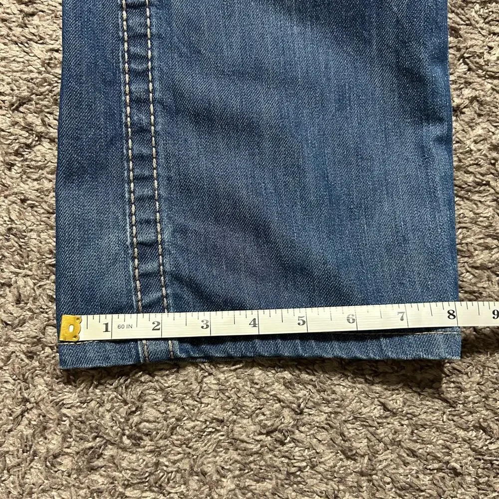 Vintage True Religion Jeans Thick Stitch Ricky Big T y2k Made in USA 31 (33x29)